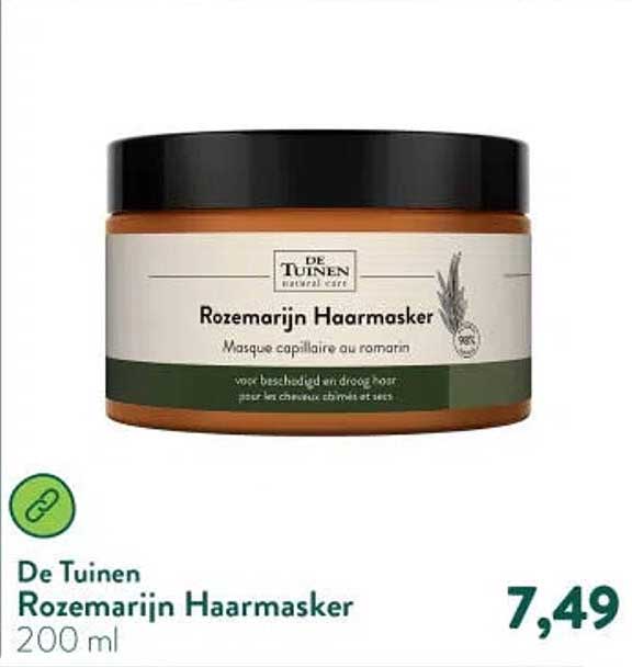 De Tuinen Rozemarijn Haarmasker