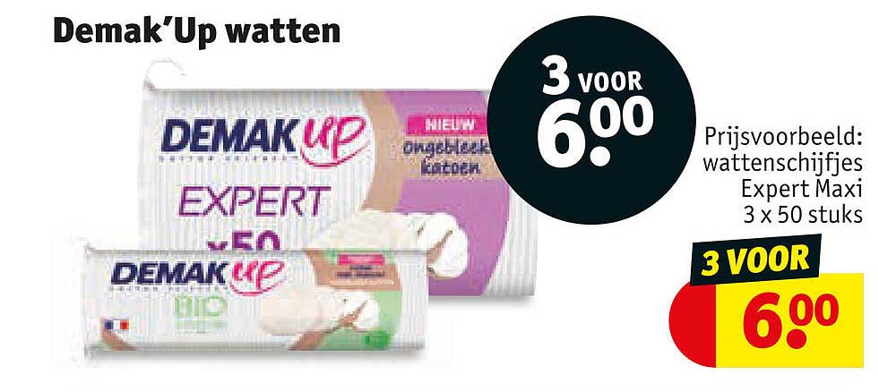 Demak’Up watten 3 voor 6.00