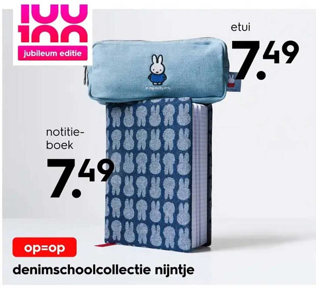 denimschoolcollectie nijntje etui