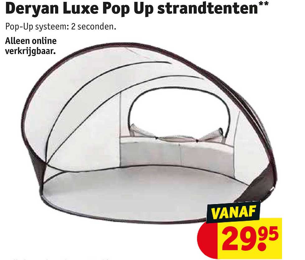 Deryan Luxe Pop Up strandtent**