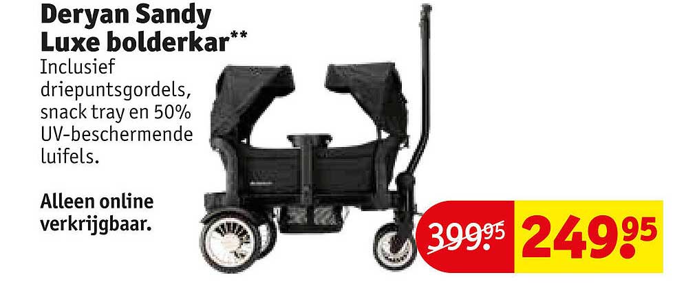 Deryan Sandy Luxe bolderkar**
