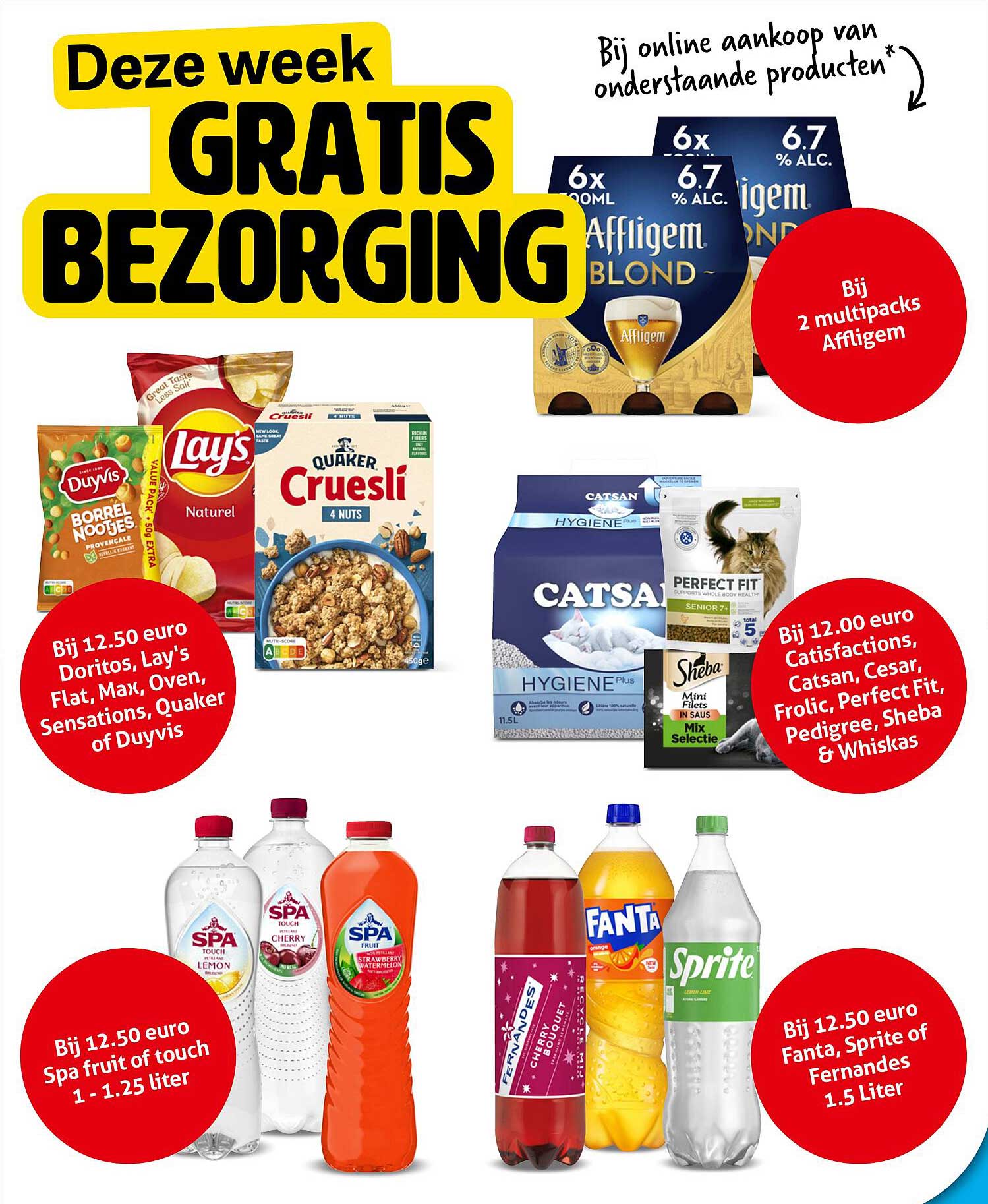 Deze week GRATIS BEZORGING