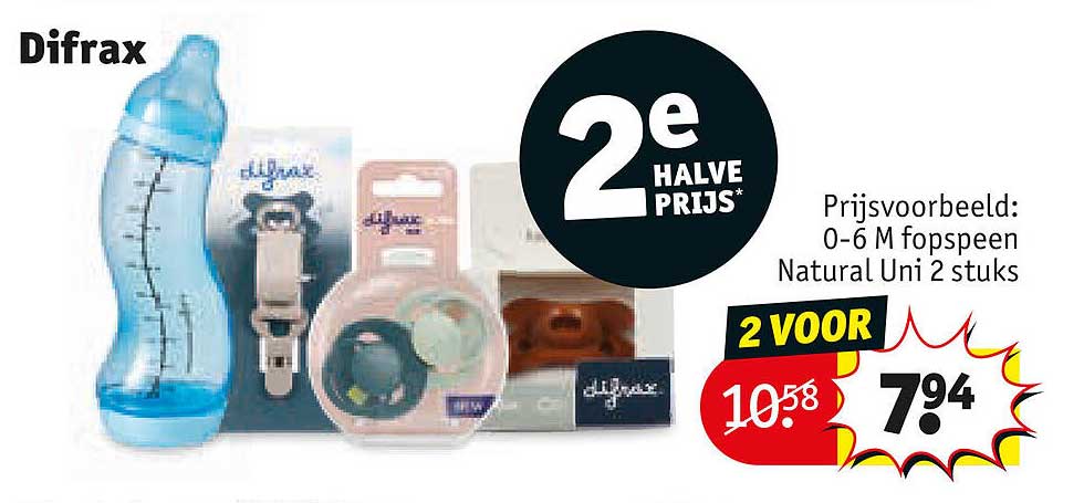 Difrax 2e halve prijs