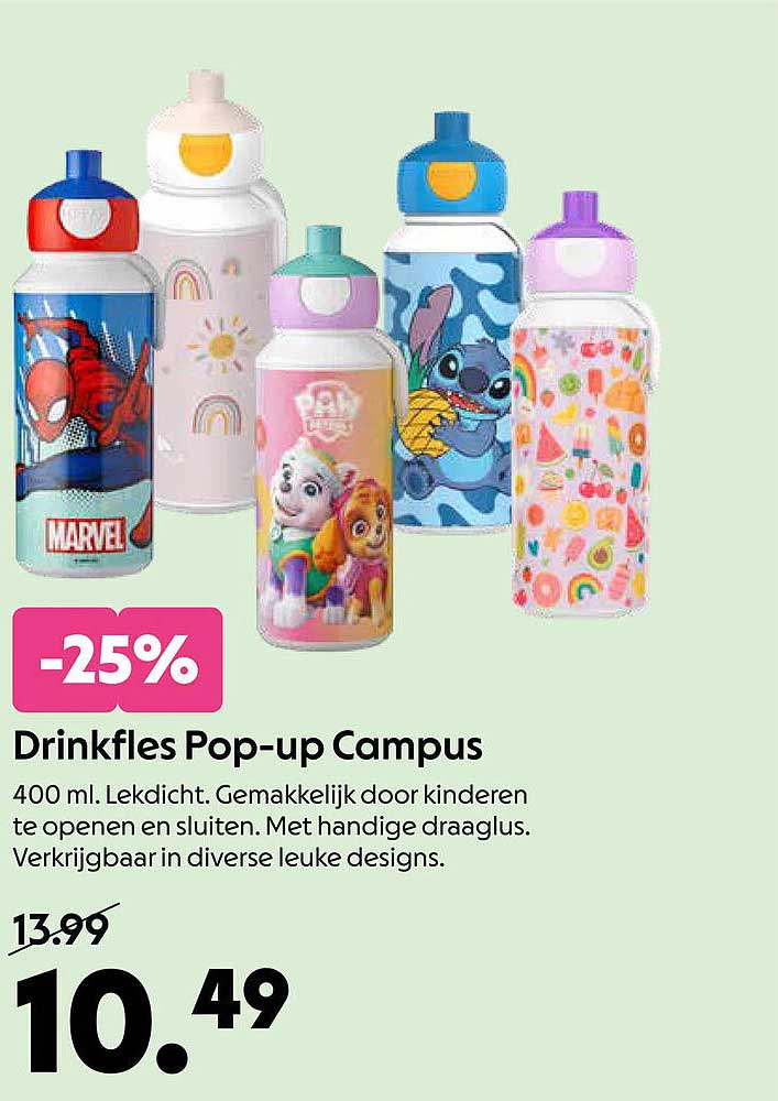 Drinkfles Pop-up Campus -25%