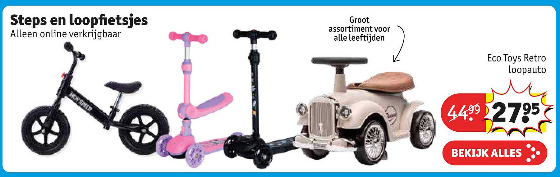 Eco Toys Retro loopauto