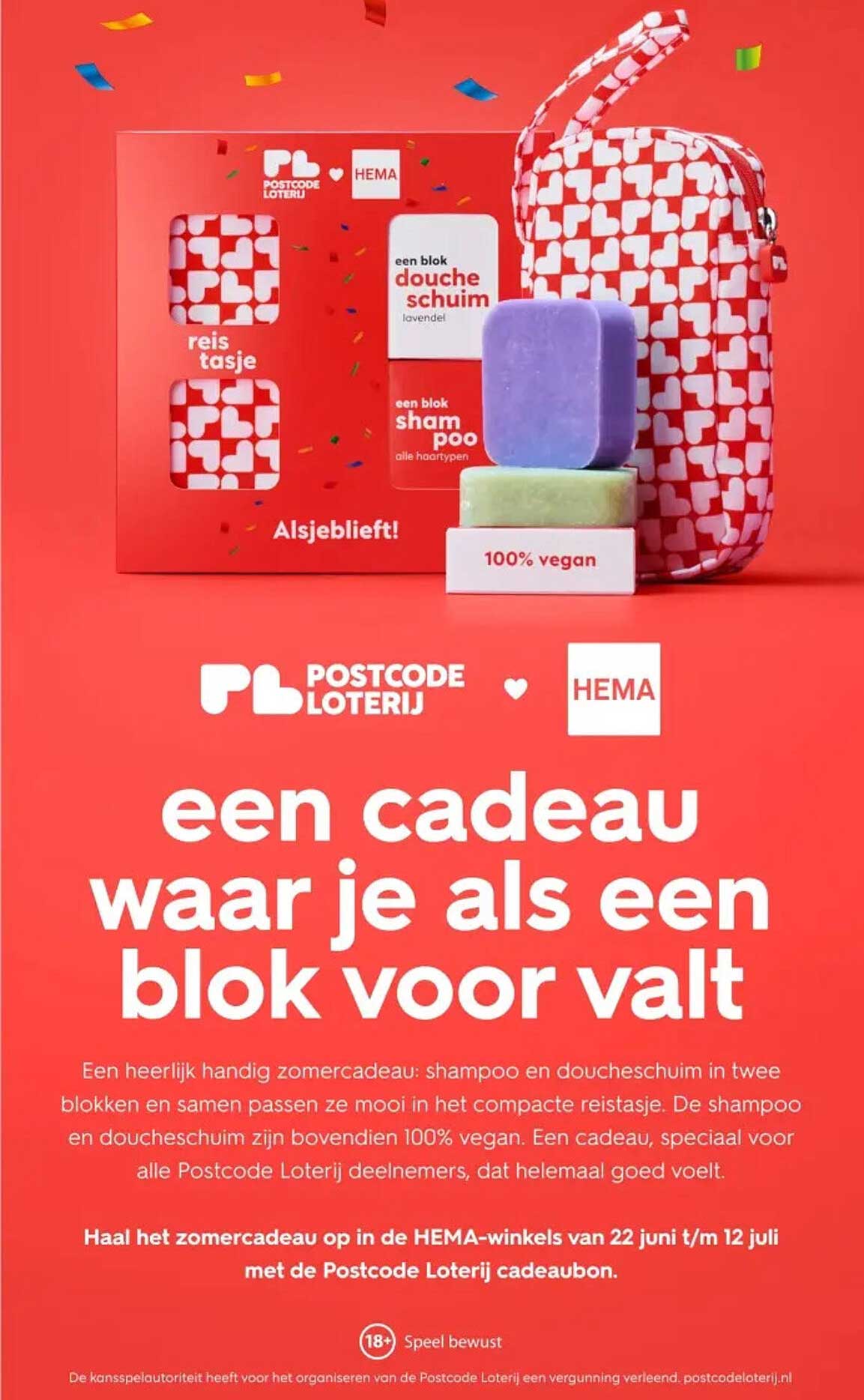 een cadeau waar je als een blok voor valt