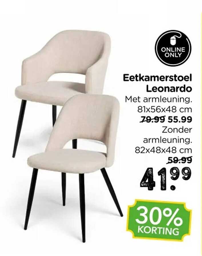 Eetkamerstoel Leonardo