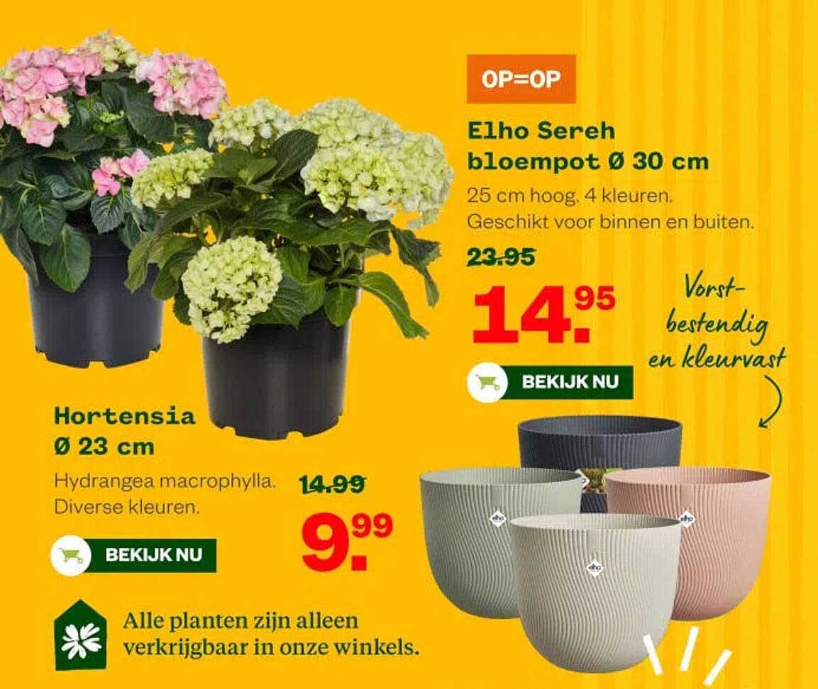 Elho Sereh bloempot Ø 30 cm OP=OP