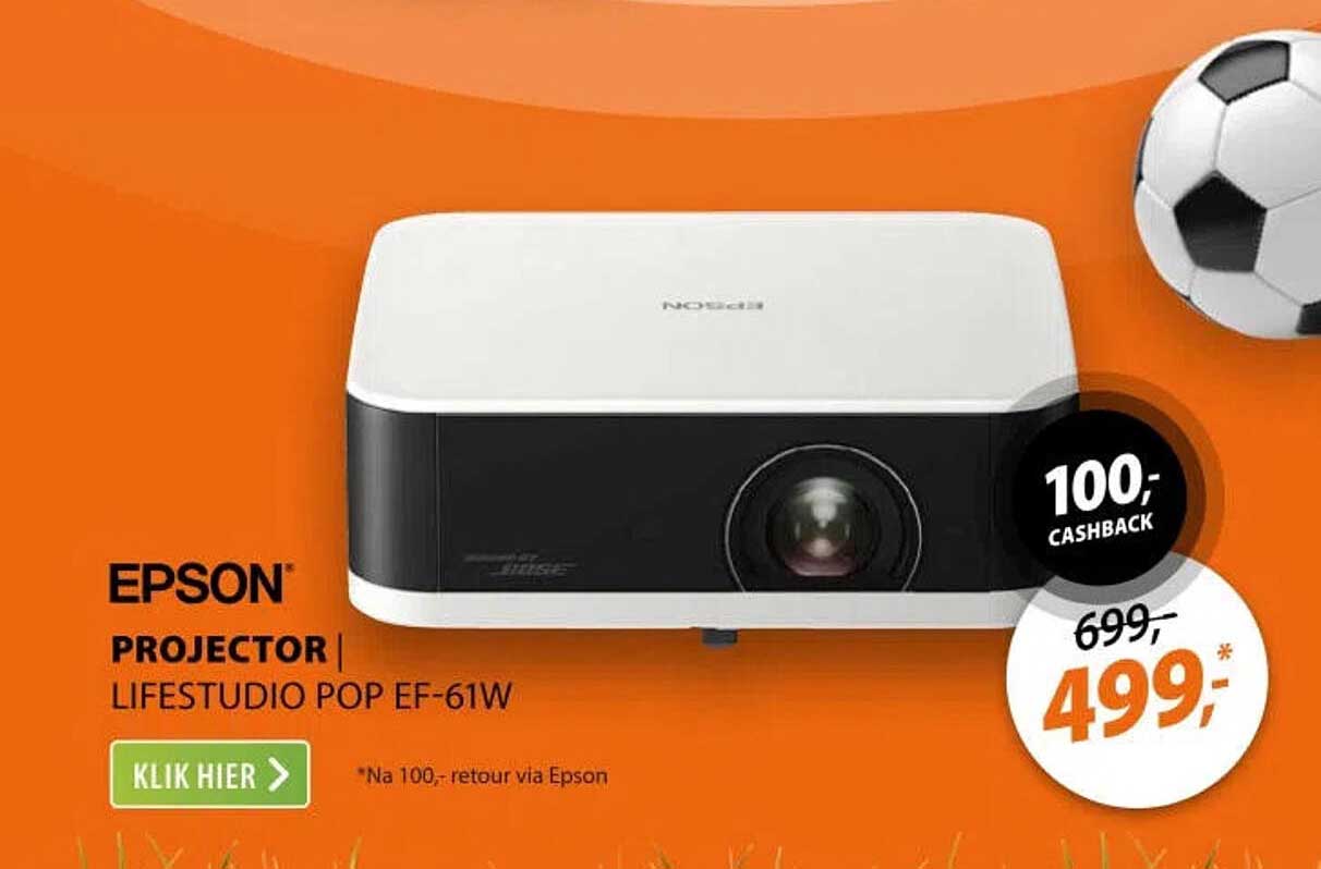 EPSON PROJECTOR LIFESTUDIO POP EF-61W