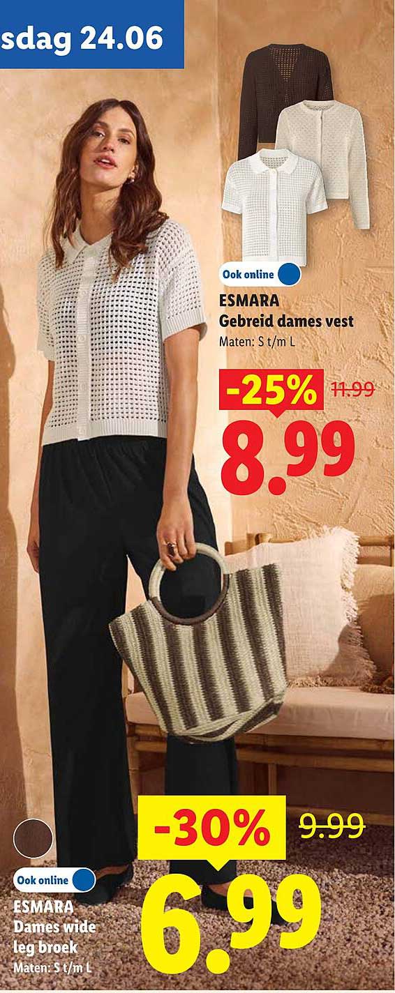 ESMARA Gebreid dames vest