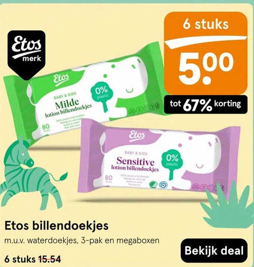 Etos billendoekjes