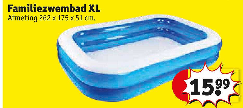 Familiezwembad XL