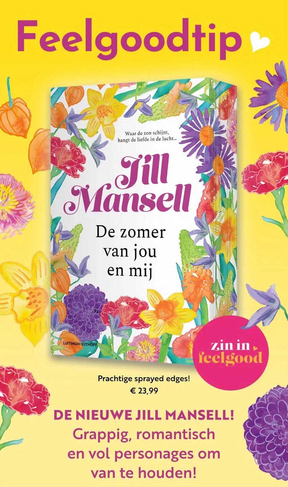 Feelgoodtip Jill Mansell De zomer van jou en mij