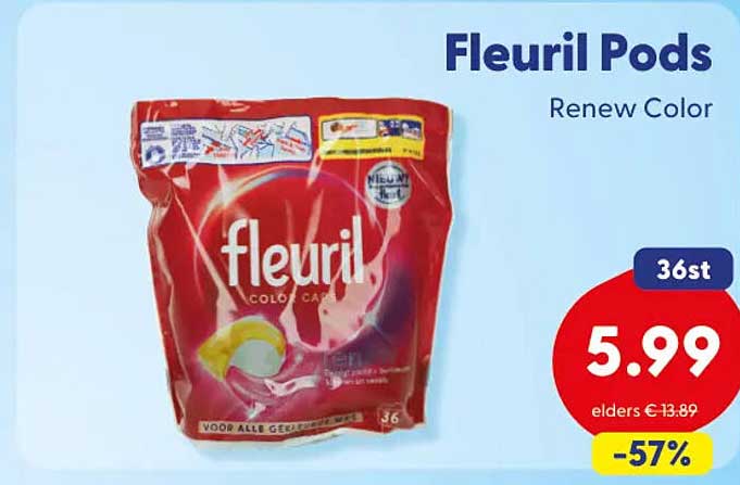 Fleuril Pods Renew Color 36st -57%