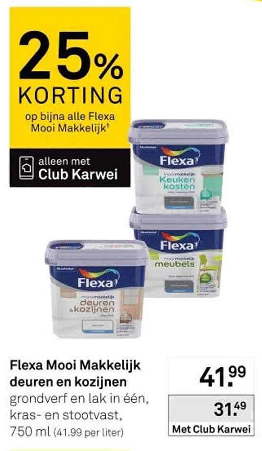 Flexa Mooi Makkelijk deuren en kozijnen