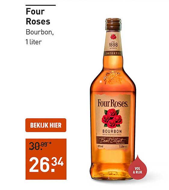 Four Roses Bourbon, 1 liter
