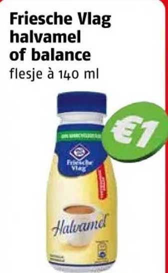 Friesche Vlag halvamél of balance flesje à 140 ml