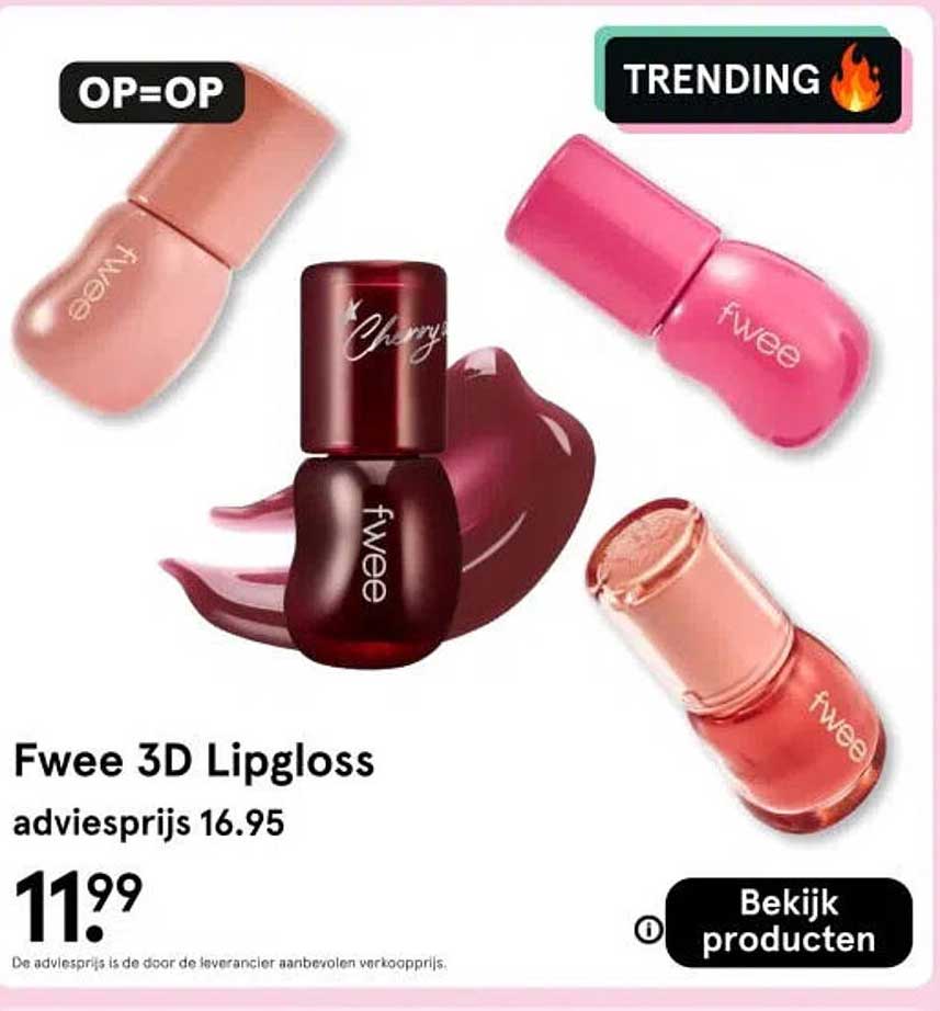 Fwee 3D Lipgloss