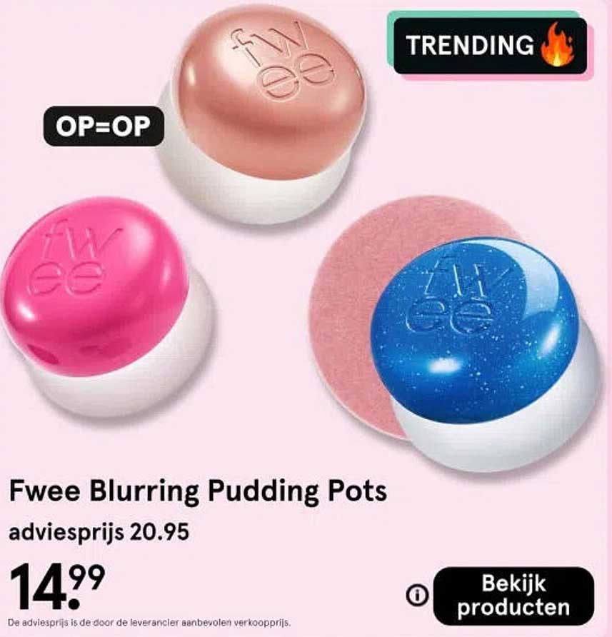 Fwee Blurring Pudding Pots