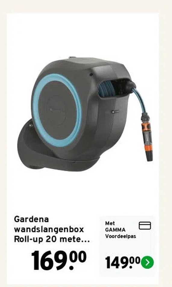 Gardena wandslangenbox Roll-up 20 meter