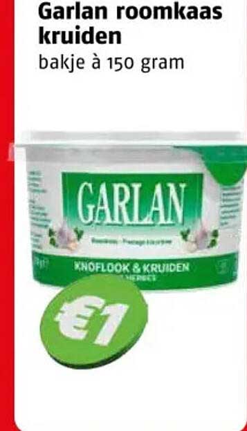 Garlan roomkaas kruiden bakje à 150 gram