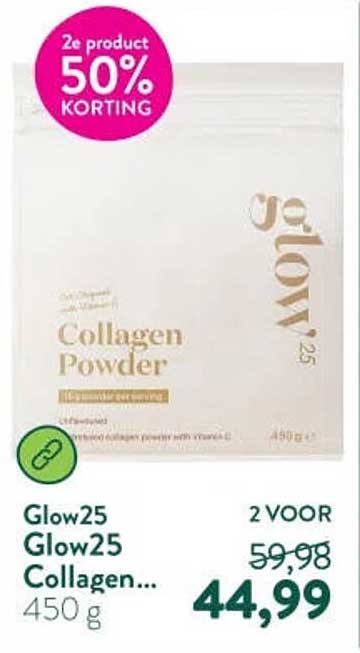Glow25 Glow25 Collagen... 450 g 2e product 50% korting