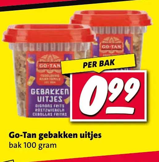 Go-Tan gebakken uitjes