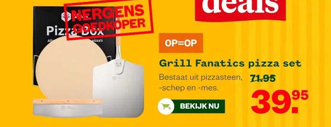 Grill Fanatics pizza set OP=OP