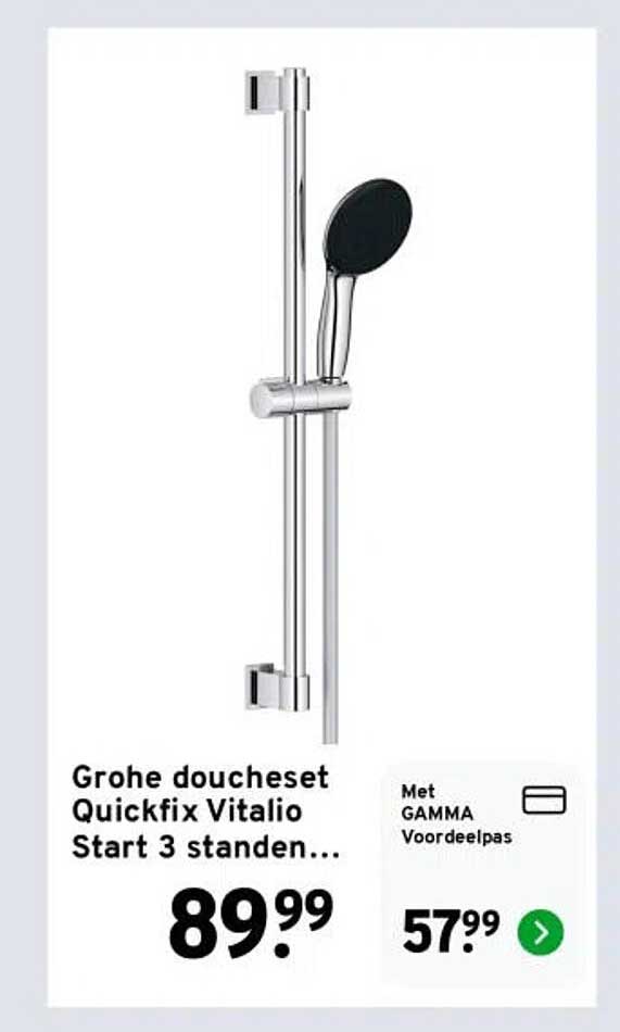 Grohe doucheset Quickfix Vitalio Start 3 standen...