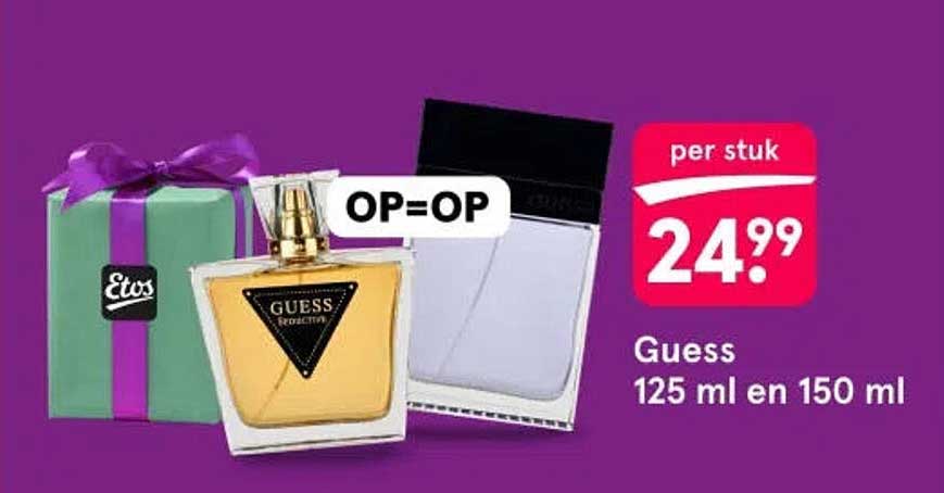 Guess 125 ml en 150 ml OP=OP