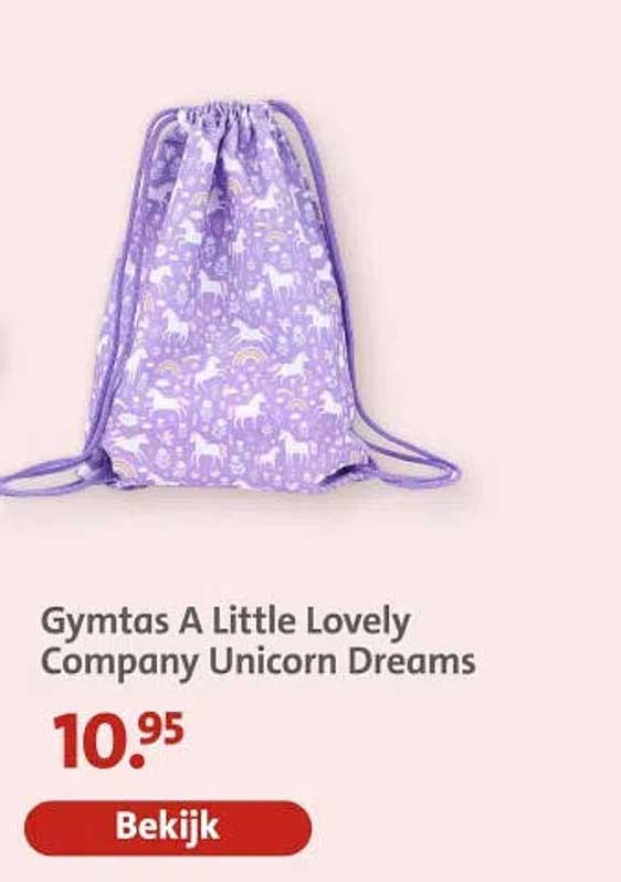 Gymtas A Little Lovely Company Unicorn Dreams