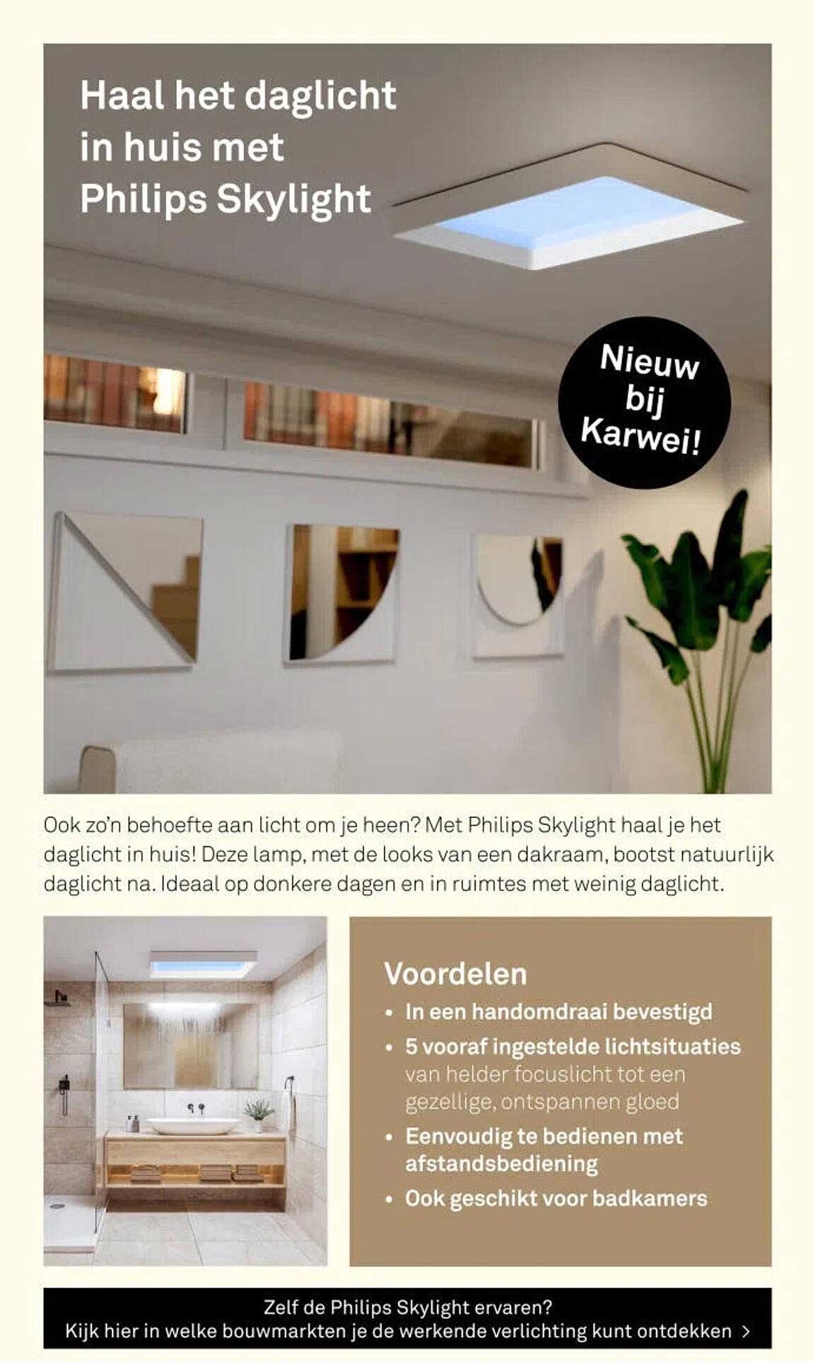Haal het daglicht in huis met Philips Skylight