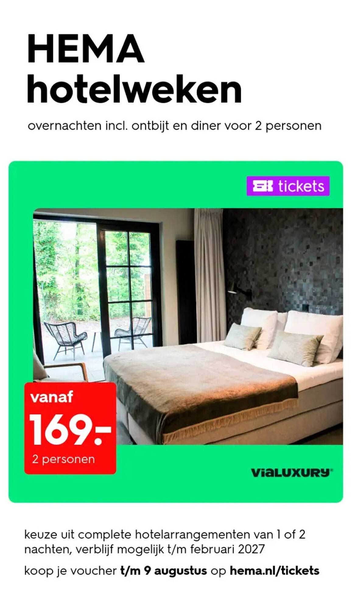 HEMA hotelweken