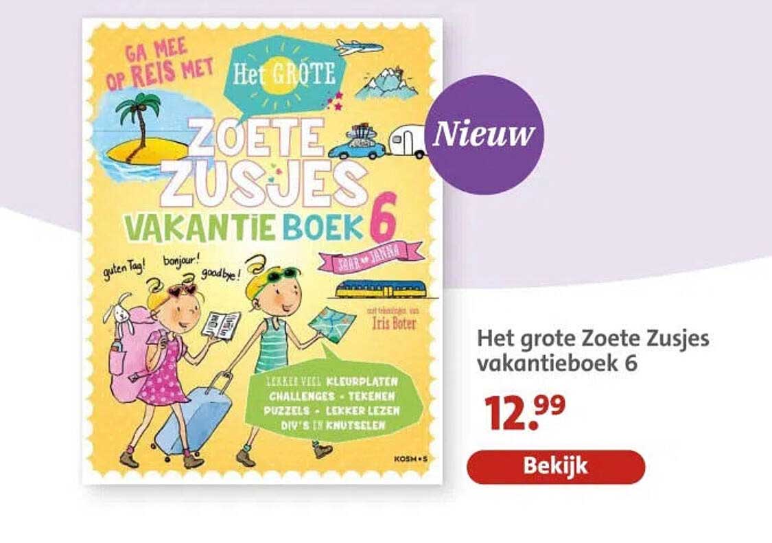 Het grote Zoete Zusjes vakantieboek 6