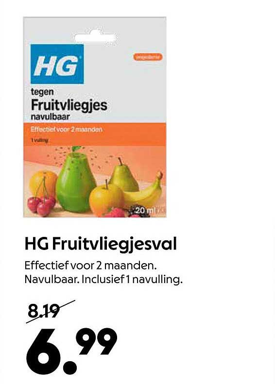 HG Fruitvliegjesval