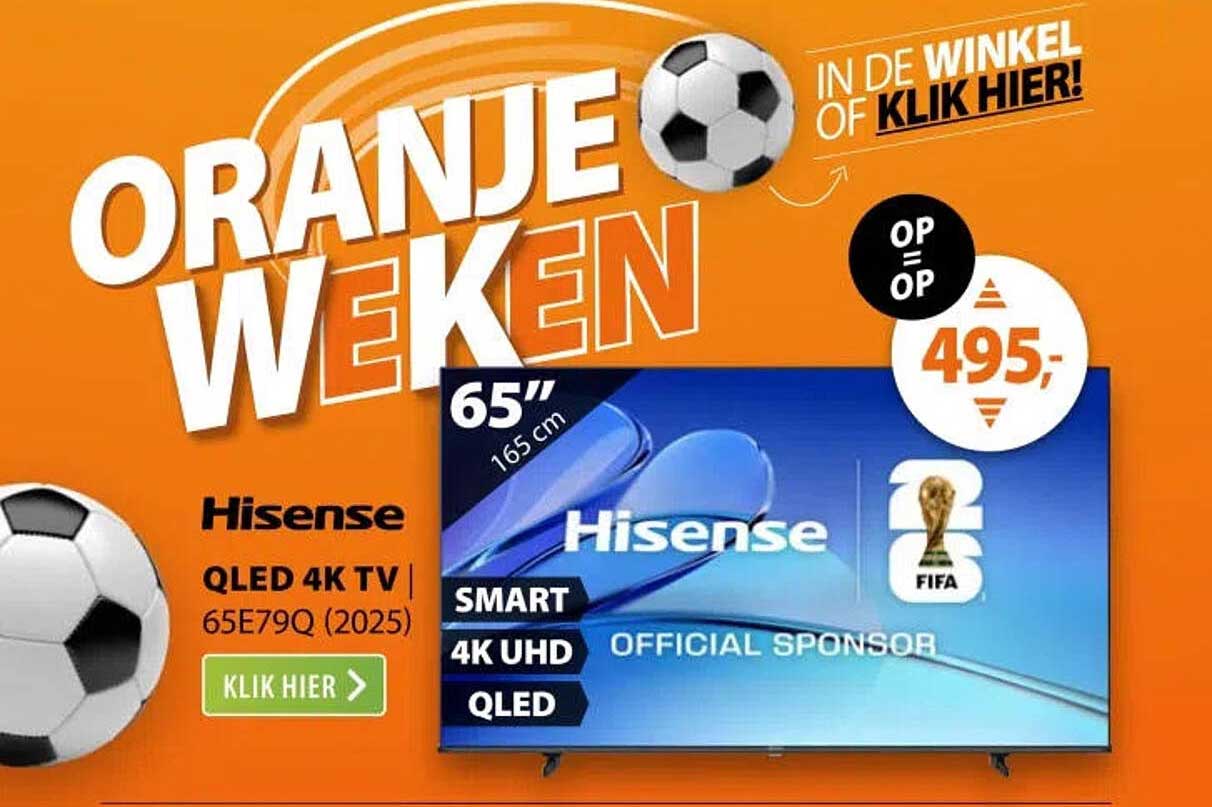 Hisense QLED 4K TV 65E79Q (2025) 65” 165 cm