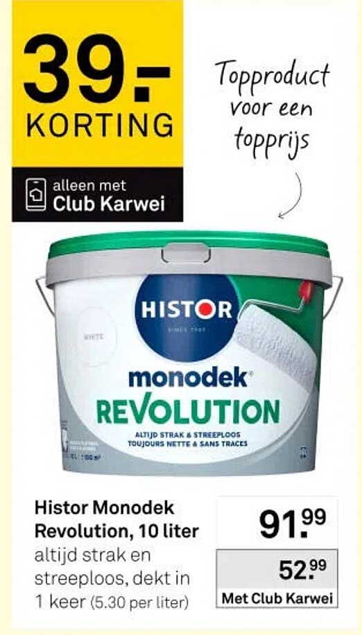 Histor Monodek Revolution, 10 liter