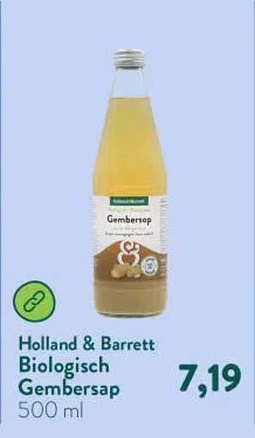 Holland & Barrett Biologisch Gembersap 500 ml