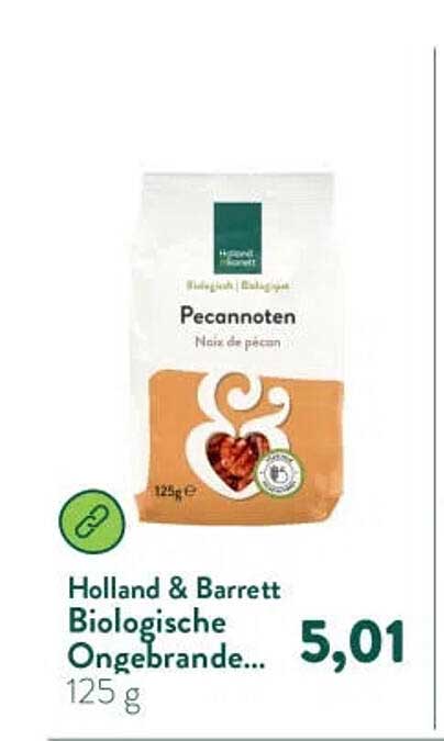 Holland & Barrett Biologische Ongebrande Pecannoten 125 g