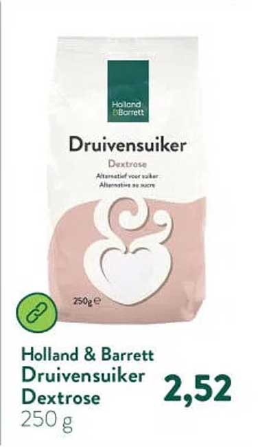 Holland & Barrett Druivensuiker Dextrose 250 g