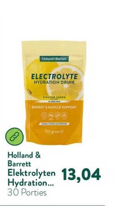 Holland & Barrett Elektrolyten Hydration... 30 Porties