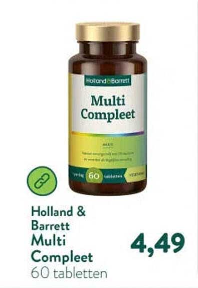 Holland & Barrett Multi Compleet 60 tabletten