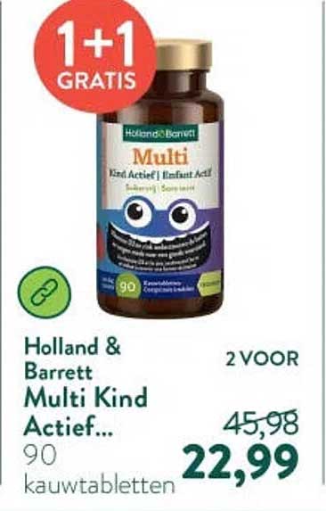 Holland & Barrett Multi Kind Actief... 1+1 GRATIS