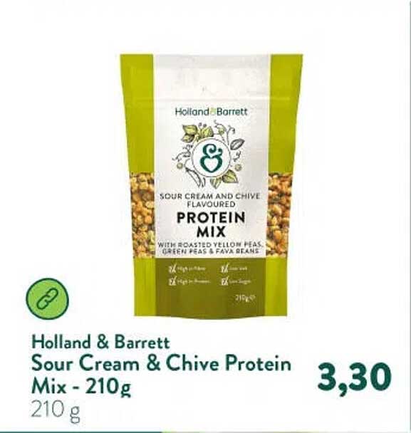 Holland & Barrett Sour Cream & Chive Protein Mix - 210g