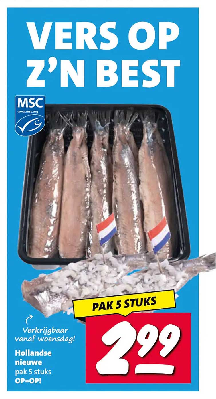 Hollandse nieuwe pak 5 stuks