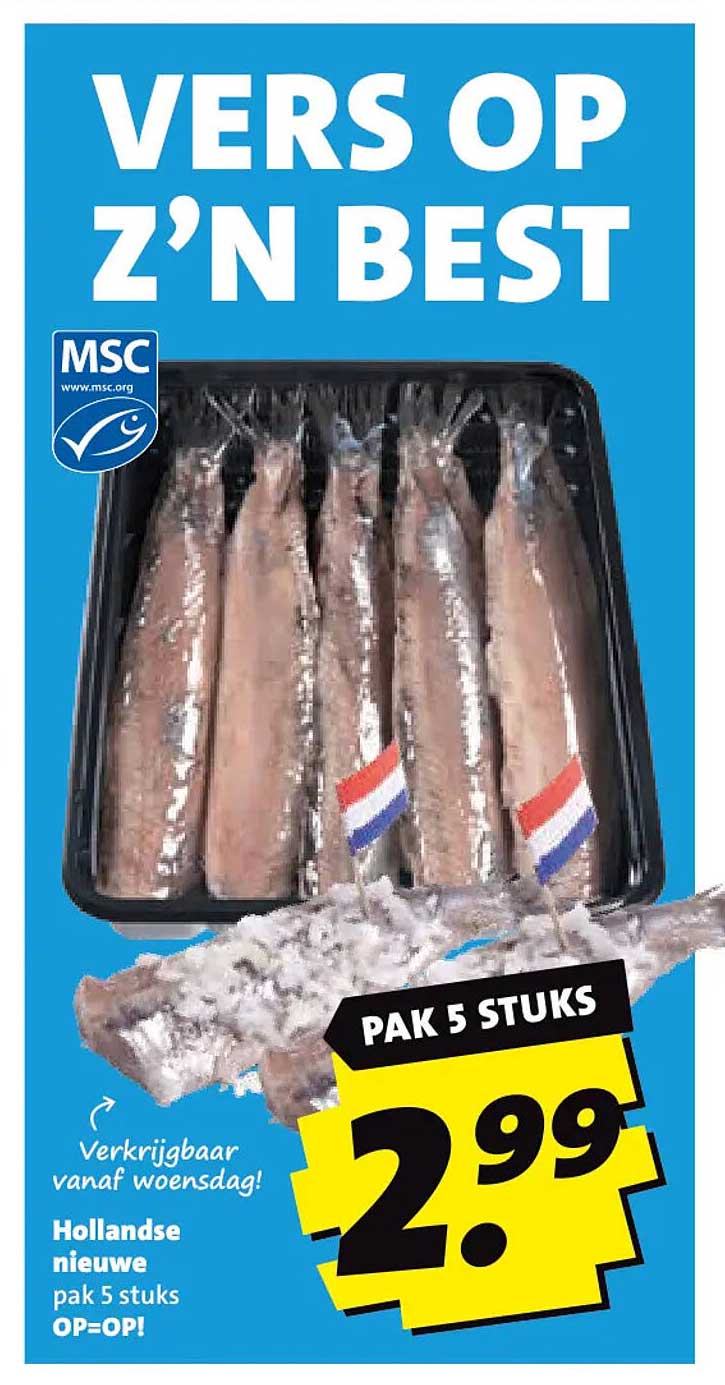 Hollandse nieuwe pak 5 stuks