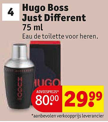 Hugo Boss Just Different 75 ml Eau de toilette voor heren.