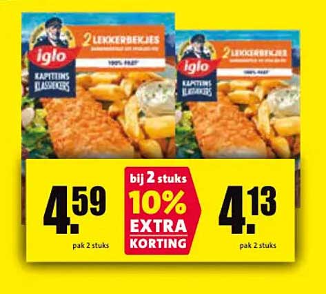 Iglo kapucijners klassiek 2 lekkerbekjes 100% hart