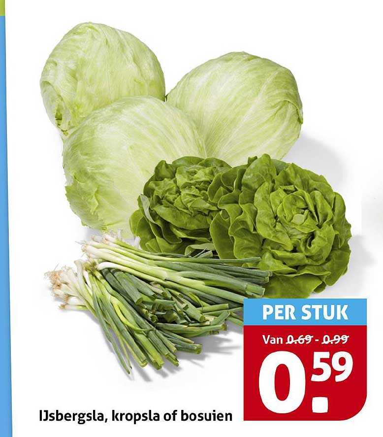 IJsbergsla, kropsla of bosuien