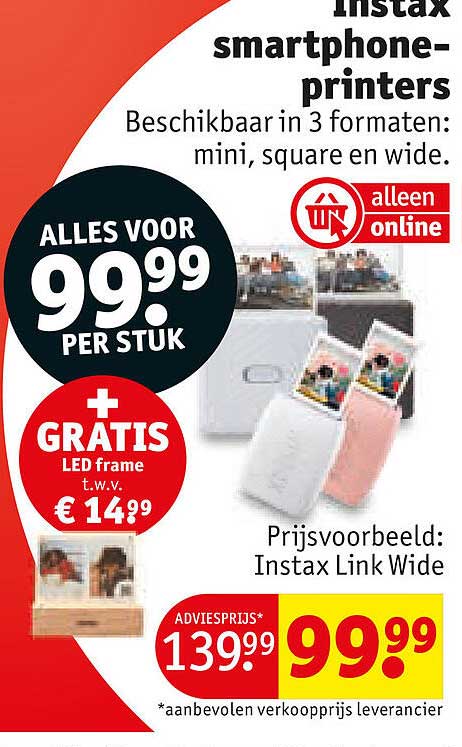 Instax smartphone-printers